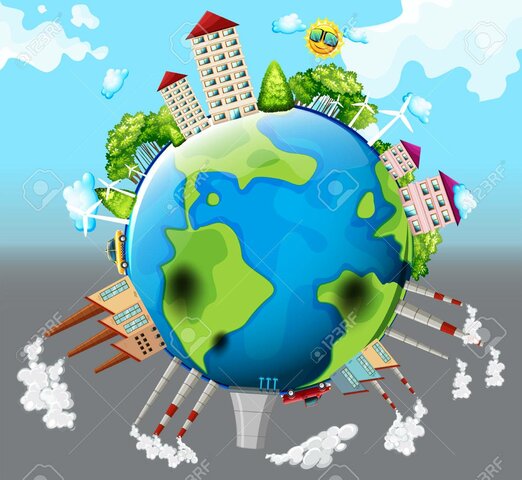 Un mundo industrializado