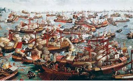 La batalla de Lepanto