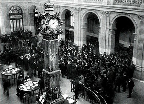 Abre la bolsa de valores de Madrid