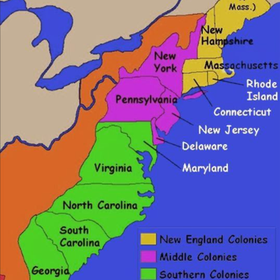 Timeline: 13 Colonies
