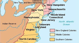 Timeline: The 13 colonies