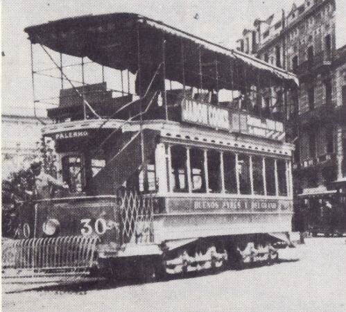 primeros tramways electricos