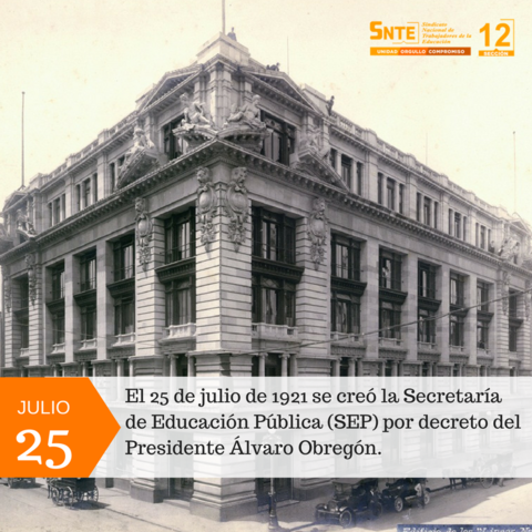 Se crea la Secretaría de Educación Pública