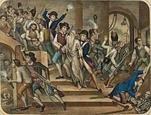 Citizens storm the Bastille