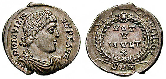 Gioviano revoca i provvedimenti di Giuliano