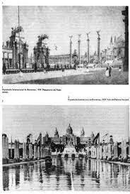 Exposiciones universales en Barcelona y Sevilla.