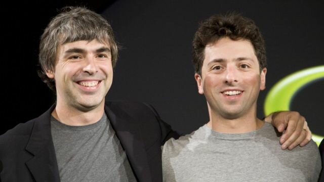 Larry Page y Serguéi Brin