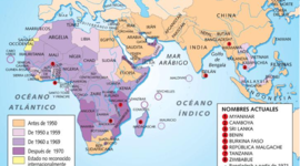 Timeline: El proceso de descolonización de Africa y Asia