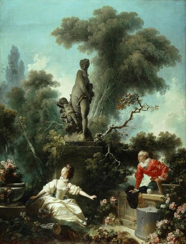 The Meeting (from the Loves of the Shepherds) by Fragonard