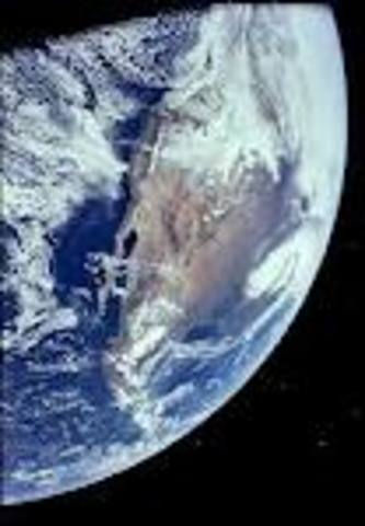 a picture of earth is taken from the moon