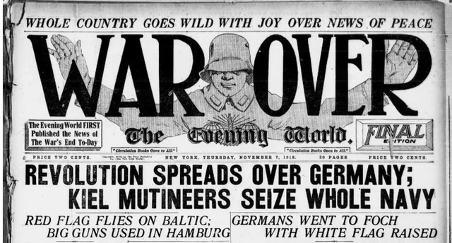 End of WW1