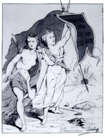 Mass rally of Freemasons in Paris hoping to reconcile the Commune and Versailles