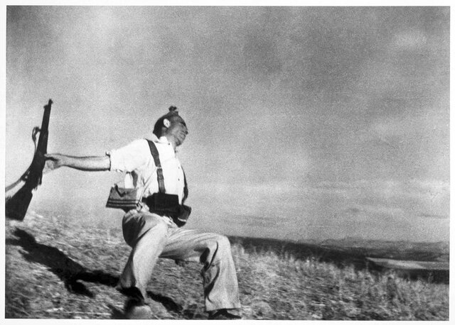 Mort d'un milicià de Robert Capa
