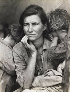 Dorothea Lange. Mare migrant.