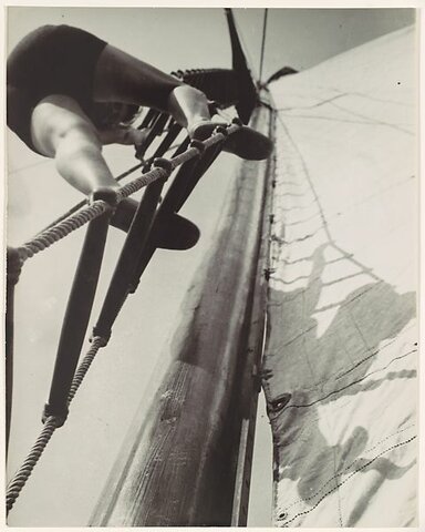 Escalant el pal -László Moholy-Nagy.