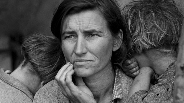 Mare migrant -Dorothea Lange.