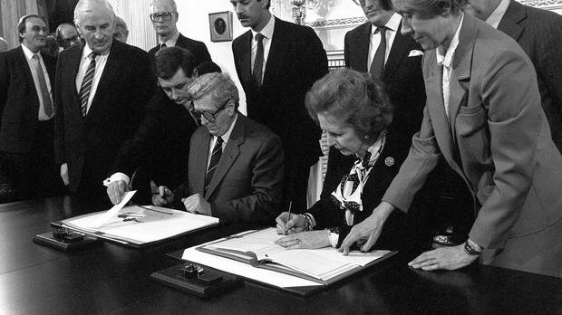 The Hillsborough agreement (the Anglo-Irish agreement)
