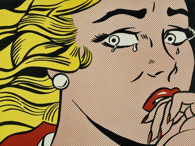 Mujer llorando de Roy Liechtenstein