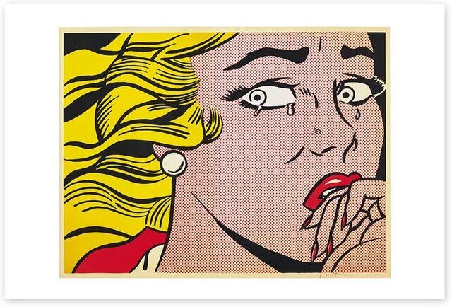 Roy Lichtenstein- Chica llorando
