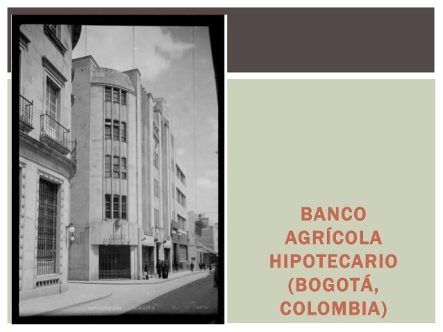 Banco Agrícola Hipotecario y Departamento Nacional de Provisiones