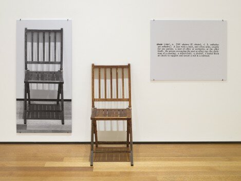 One and Three Chairs - Joseph Kosuth