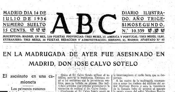 Asesinato de Calvo Sotelo