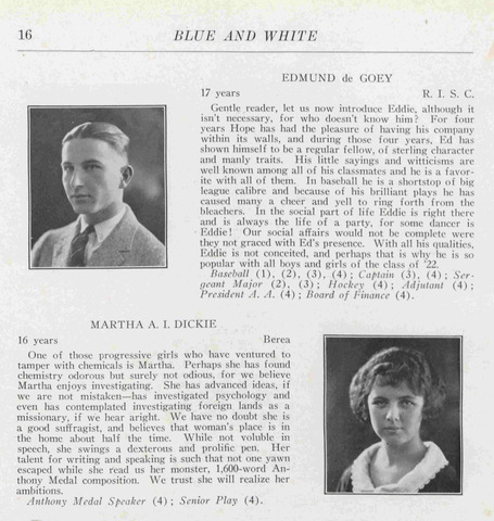 Martha graduates from Hope High School