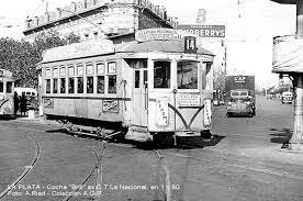 aparecieron los tranvías.