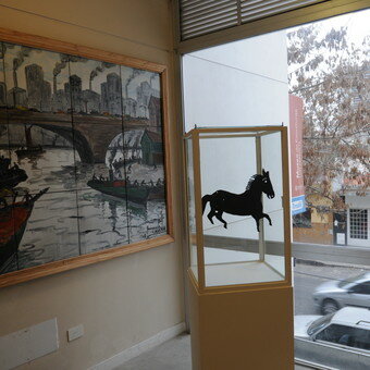 Ubicación actual de la veleta del caballito