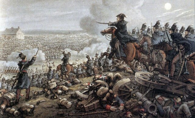 Poraz Napoleona pri WATERLOOJA.