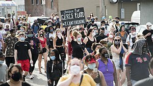 Protests in Minneapolis Begin