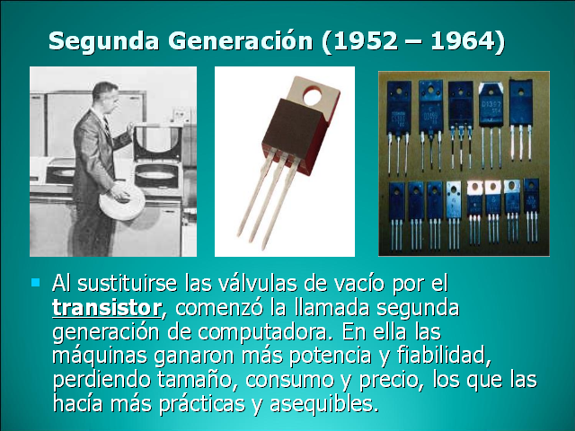 Segunda Generación de la computadora