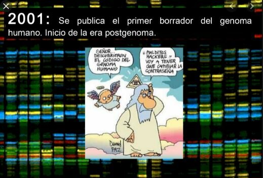 Se publica el primer borrador del Genoma Humano.