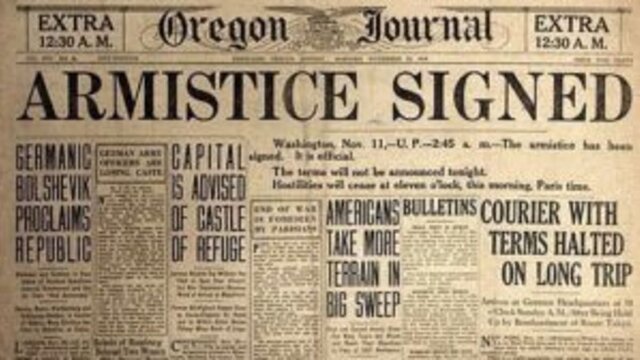 Signing of the armistice