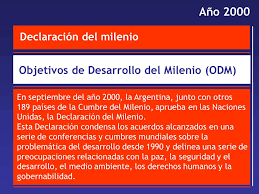 2000 Declaración del Milenio