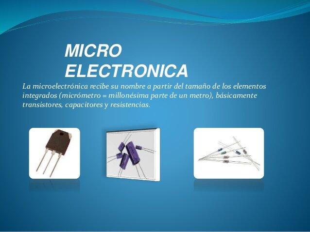 Conjunto de tecnologías microelectrónicas