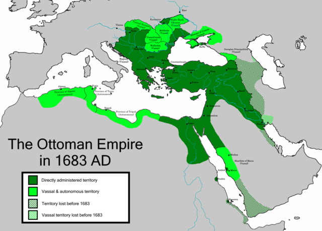 The Ottoman Empire at it's greatest extent