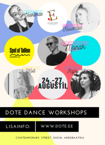 24.-27. august dotE Dance Workshops 2020