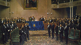 Timeline: Hitos, sucesos políticos y educativos del periodo 1884-1916