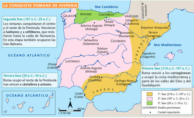 Finaliza la  conquista de Hispania