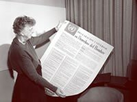 Hecho significativo: Se funda la ONU y se anuncia la declaración de los Derechos humanos