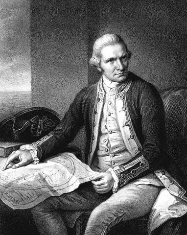 Captain James Cook Claims Australia
