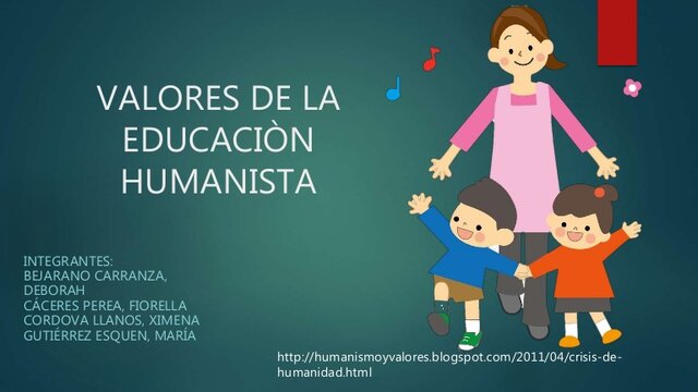 importancia de la educación humanista