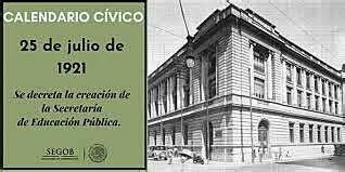 Creación de la Secretaria de Educación Publica