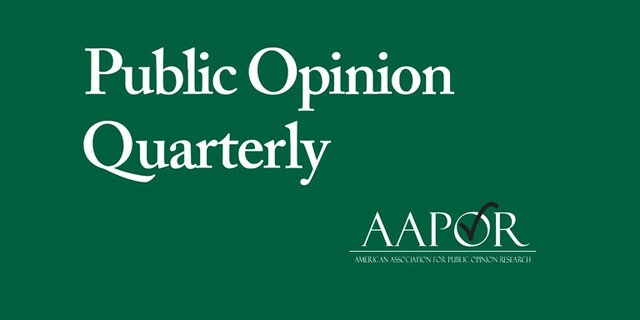 (MCR) Creación de "The Public Opinion Quarterly"