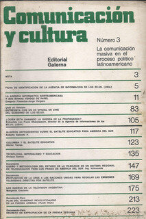 Lanzamiento de la revista Comunicación y Cultura
