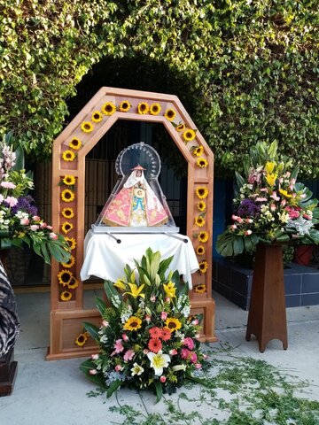 Visit of the holy mother Mary