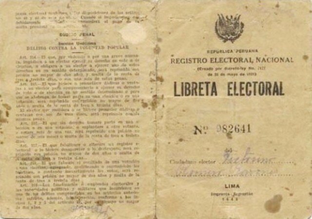 1º Libreta Electoral