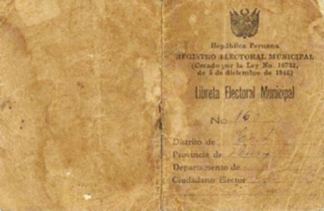 Libreta Electoral Municipal