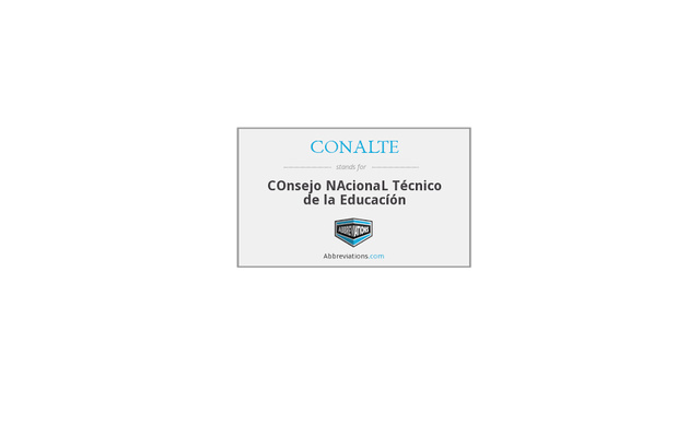 CONALTE